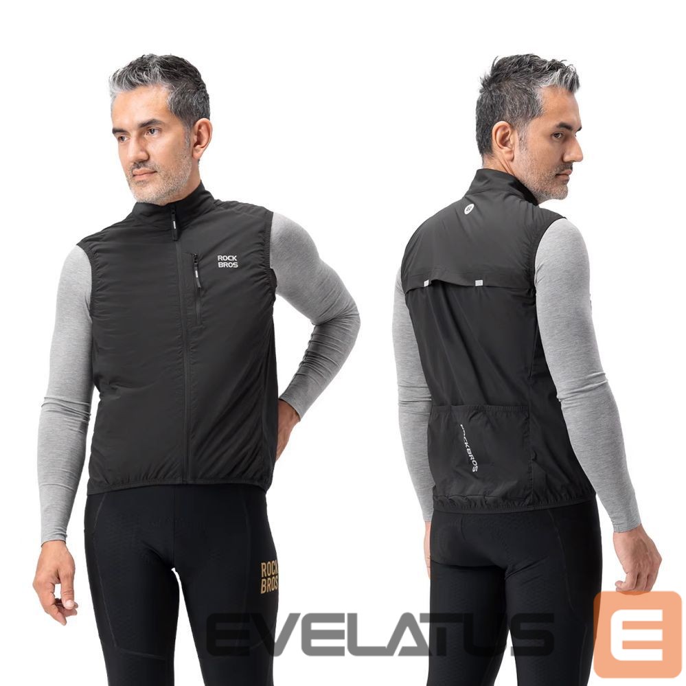 Bicycle accessory Rockbros Rockbros MJ012 thermal vest size XXL - black