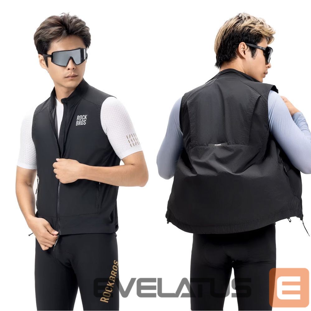 Bicycle accessory Rockbros Rockbros YDMJ003 Windproof Vest Spring/Autumn Size M - Black