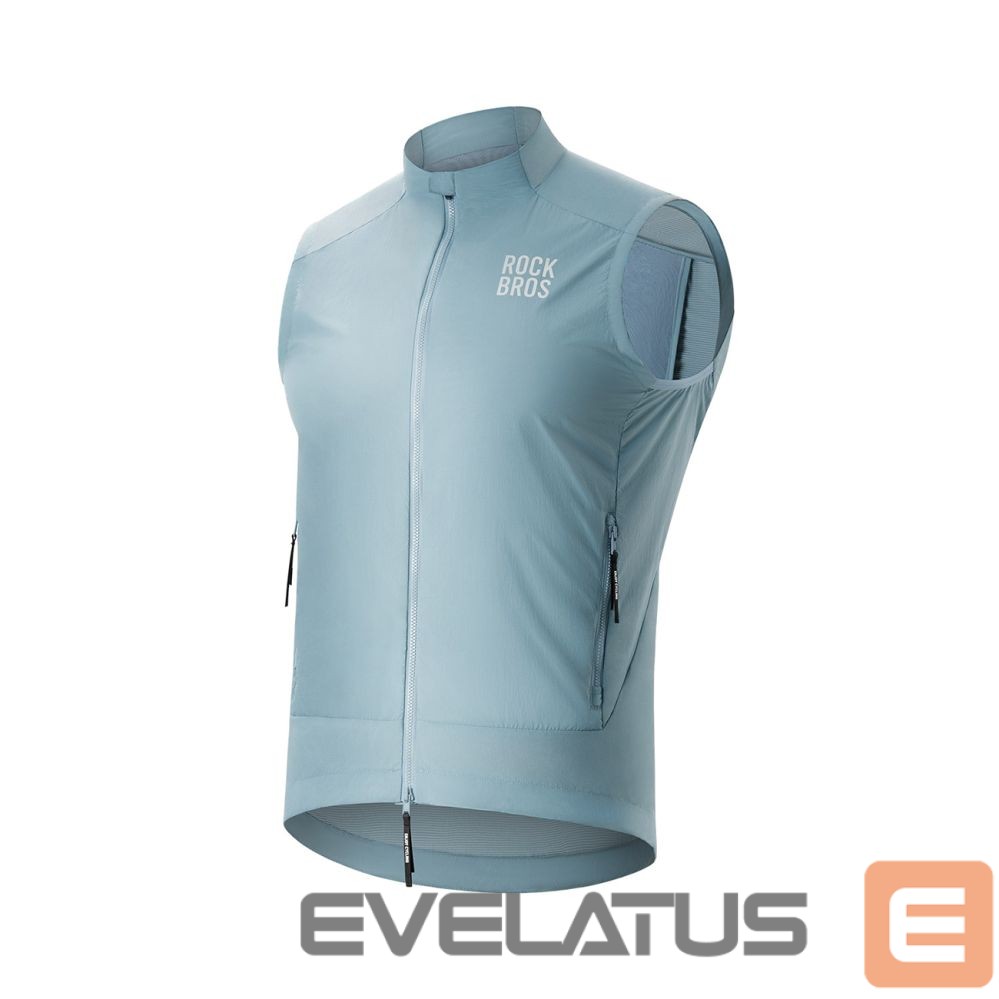 Bicycle accessory Rockbros Rockbros YDMJ003 Spring/Autumn Windproof Vest Size XXL - Blue