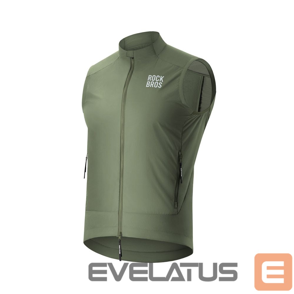 Bicycle accessory Rockbros Rockbros YDMJ003 Spring/Autumn Windproof Vest Size M - Green