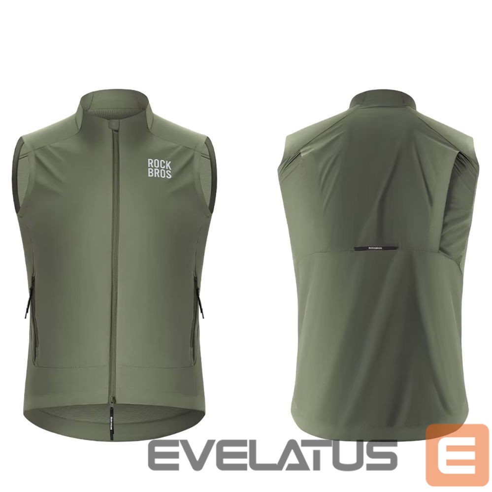 Bicycle accessory Rockbros Rockbros YDMJ003 Spring/Autumn Windproof Vest Size M - Green
