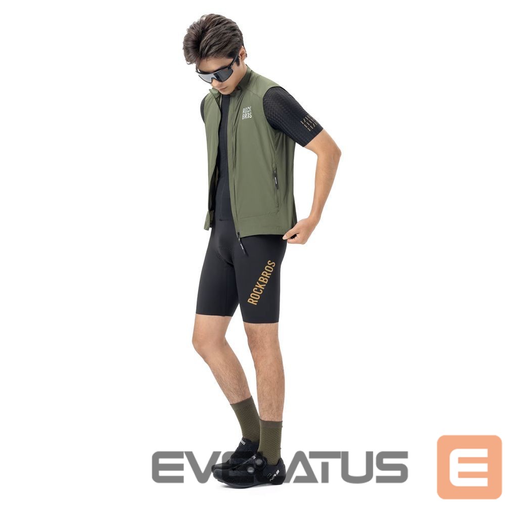 Bicycle accessory Rockbros Rockbros YDMJ003 Spring/Autumn Windproof Vest Size M - Green