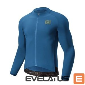 Bicycle accessory Rockbros  Rockbros YDWT020 Diamond cycling jersey spring/autumn/winter size S - blue 