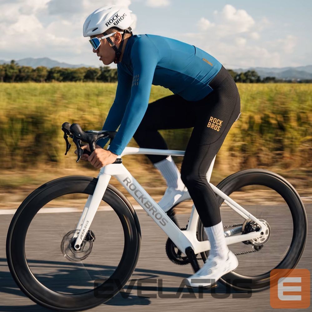 Bicycle accessory Rockbros Rockbros YDWT020 Diamond cycling jersey spring/autumn/winter size L - blue