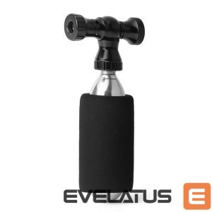 Bicycle accessory Rockbros  Rockbros CO₂ pump, aluminum alloy valve head, cartridge-free, Presta/Schrader compatible - black 