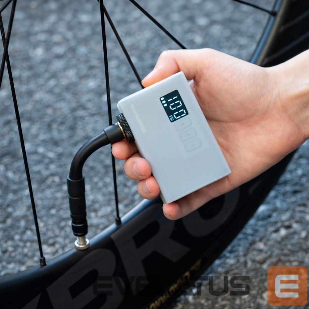 Bicycle accessory Rockbros Rockbros AS240 PRO Cordless Pump 120 psi Compressor 420mAh - Black