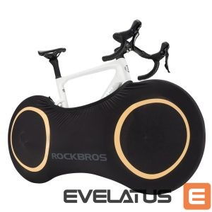 Bicycle accessory Rockbros  Rockbros D95 Elastic Cover Compatible with 26-29 Inch Gravel, Mountain, City, Road Bikes 700C (71×152 cm) - Black 