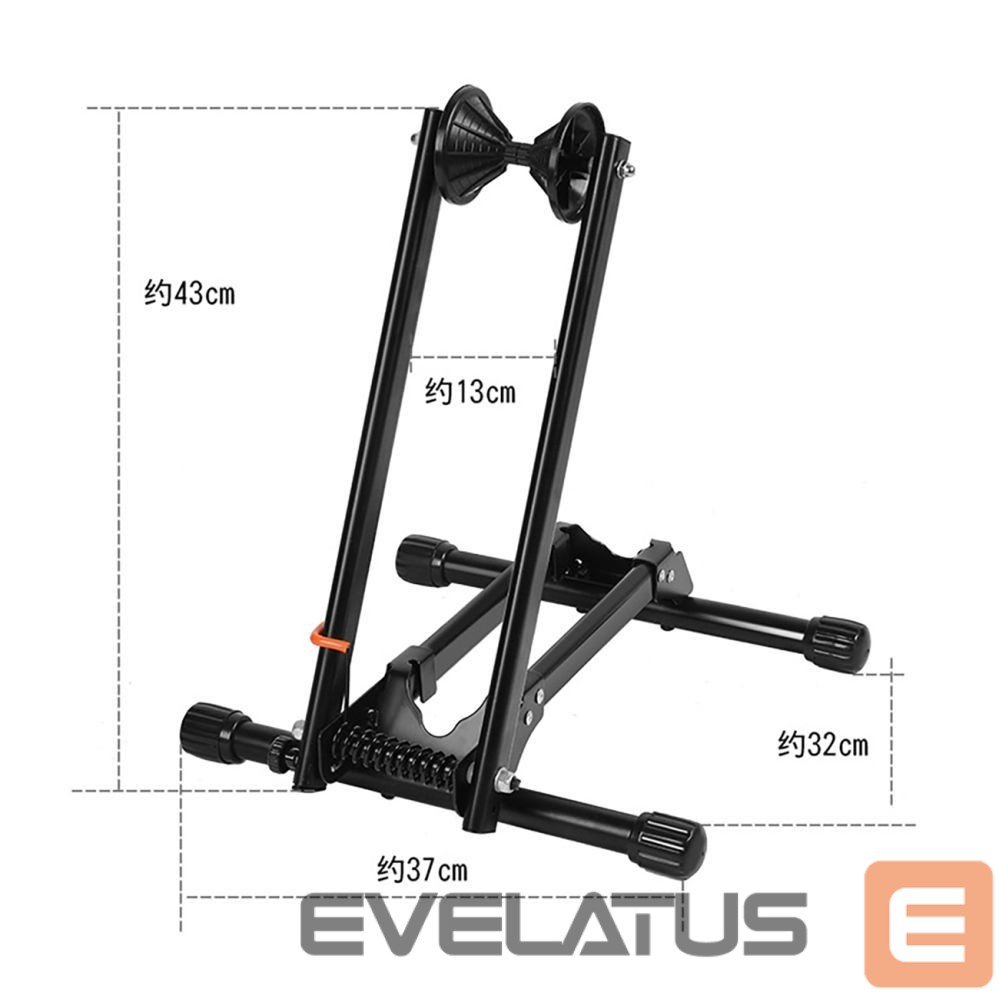 Bicycle accessory Rockbros Rockbros T30 Folding Bike Stand for Front or Rear Wheel Compatible with 24-27.5 Inch and 700C Wheels - Black