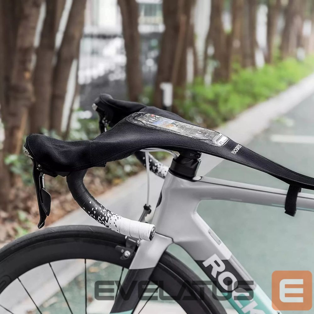 Bicycle accessory Rockbros Rockbros D78 Sweat Cover with Pocket and Phone Window - Black
