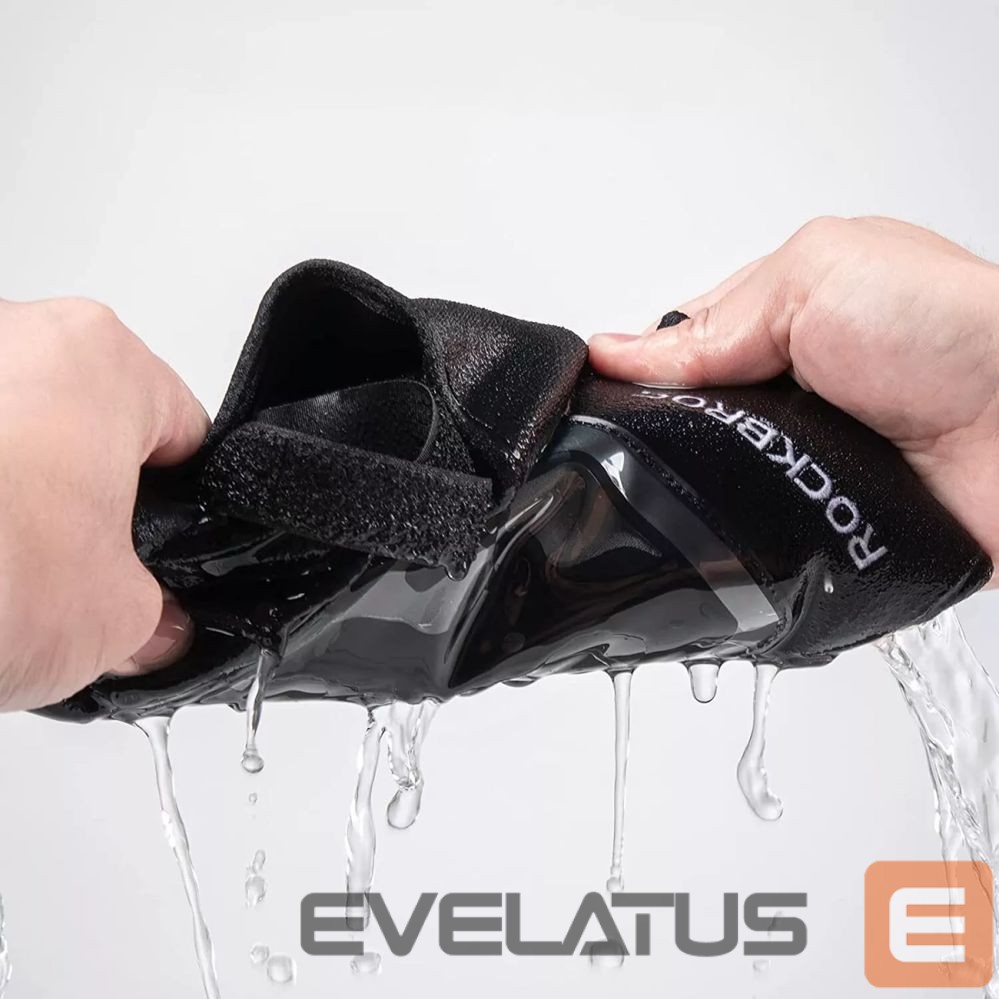 Bicycle accessory Rockbros Rockbros D78 Sweat Cover with Pocket and Phone Window - Black