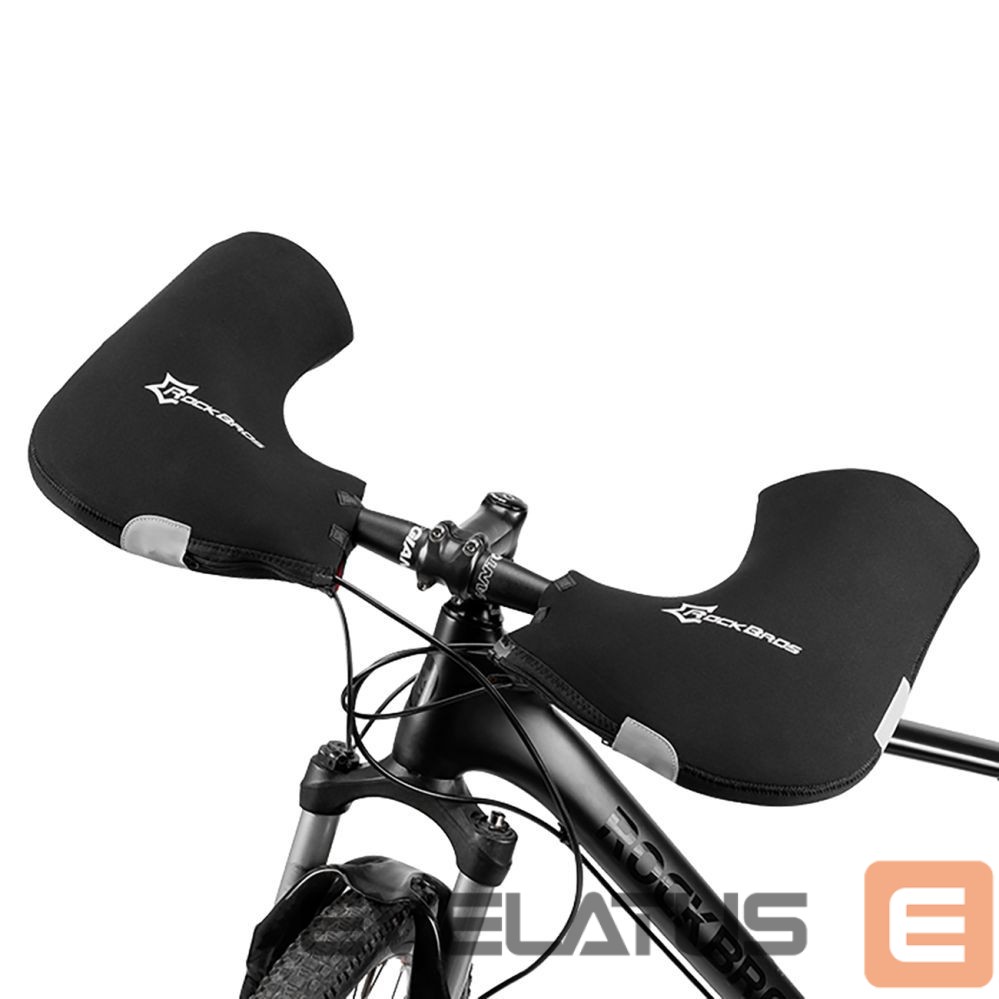 Bicycle accessory Rockbros Rockbros D16-B Motorcycle-Compatible Windproof Waterproof Handlebar Gloves - Black