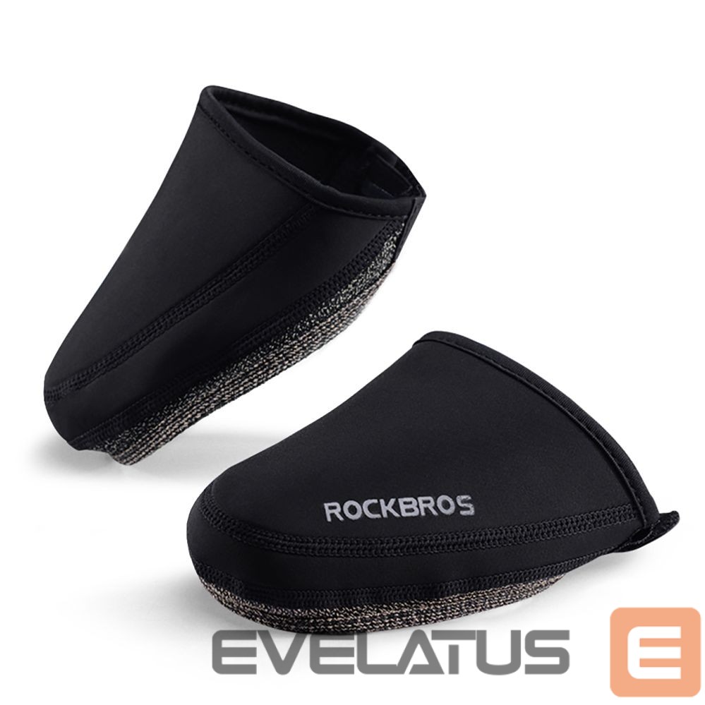 Shoes Rockbros Rockbros LF1030 Windproof Insulating Toe Caps 39-45 cm - Black