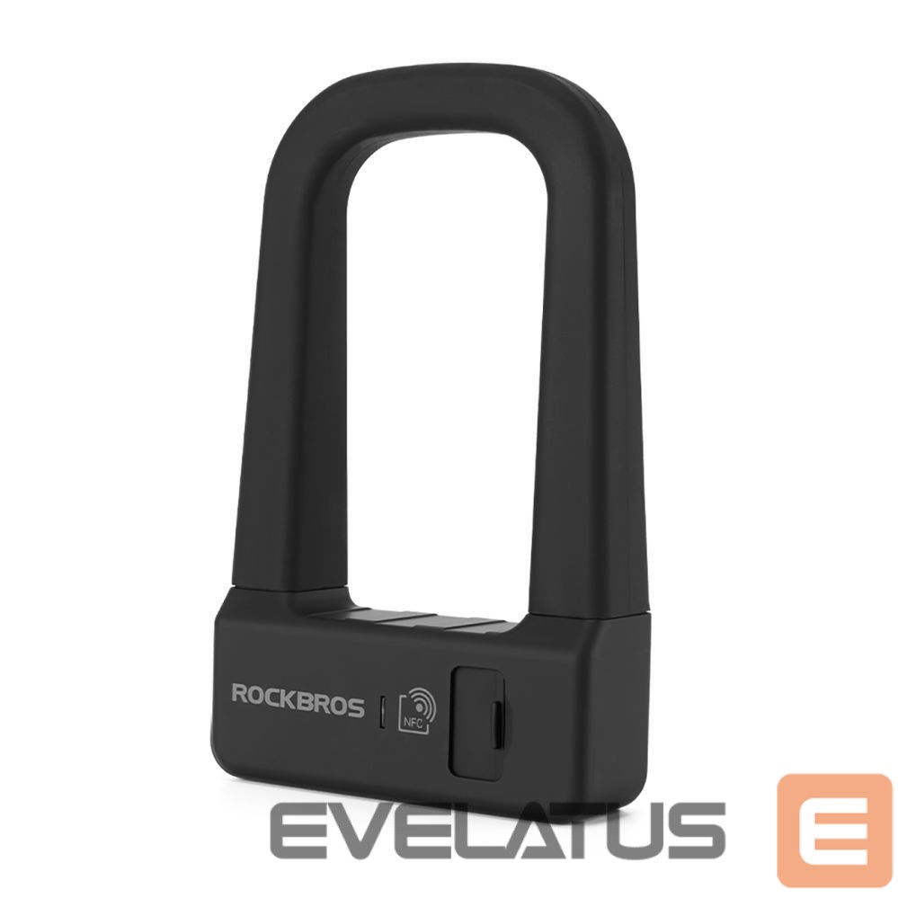 Bicycle accessory Rockbros Rockbros RBNS1 SMART Bike Lock with NFC Reader - Black
