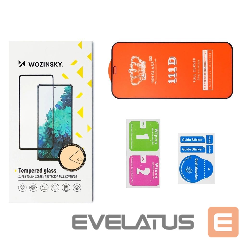 Protective glass Wozinsky Wozinsky Full Glue Tempered Glass for Samsung Galaxy A37 Set of 2