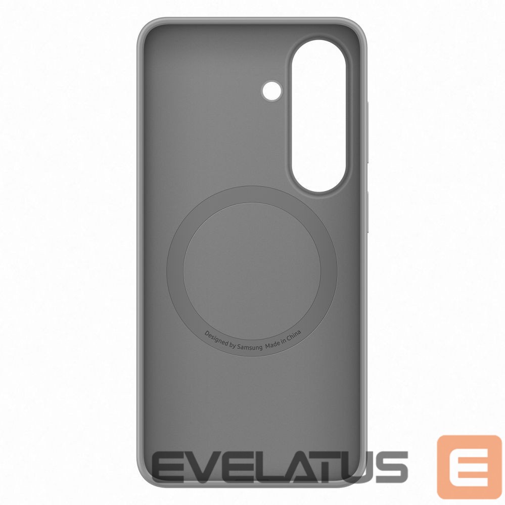 Back panel cover Samsung Samsung Silicone Magnet Case for Samsung Galaxy S26, MagSafe Compatible - Gray