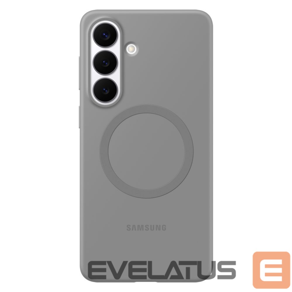 Back panel cover Samsung Samsung Silicone Magnet Case for Samsung Galaxy S26, MagSafe Compatible - Gray