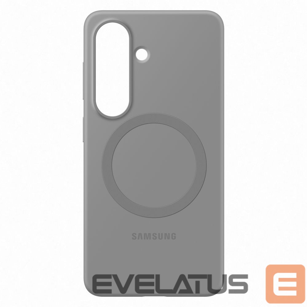 Back panel cover Samsung Samsung Silicone Magnet Case for Samsung Galaxy S26, MagSafe Compatible - Gray