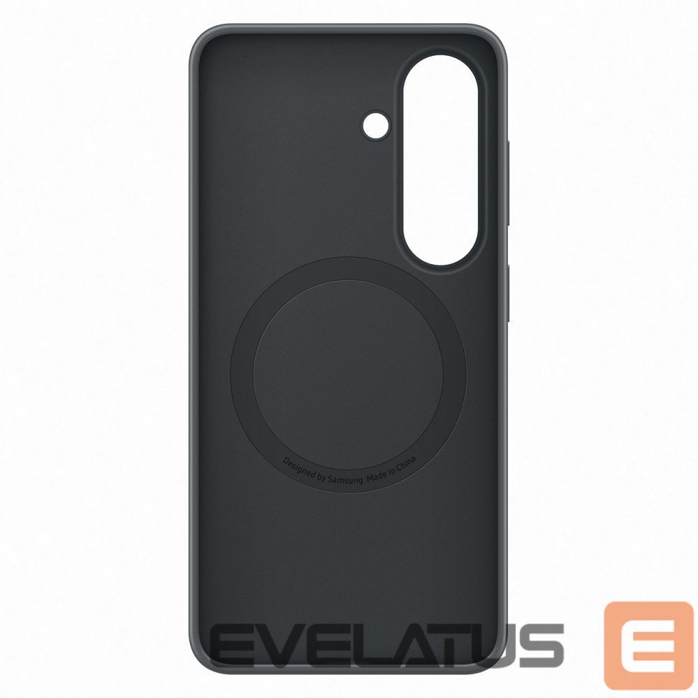 Back panel cover Samsung Samsung Silicone Magnet Case for Samsung Galaxy S26+, compatible with MagSafe - black