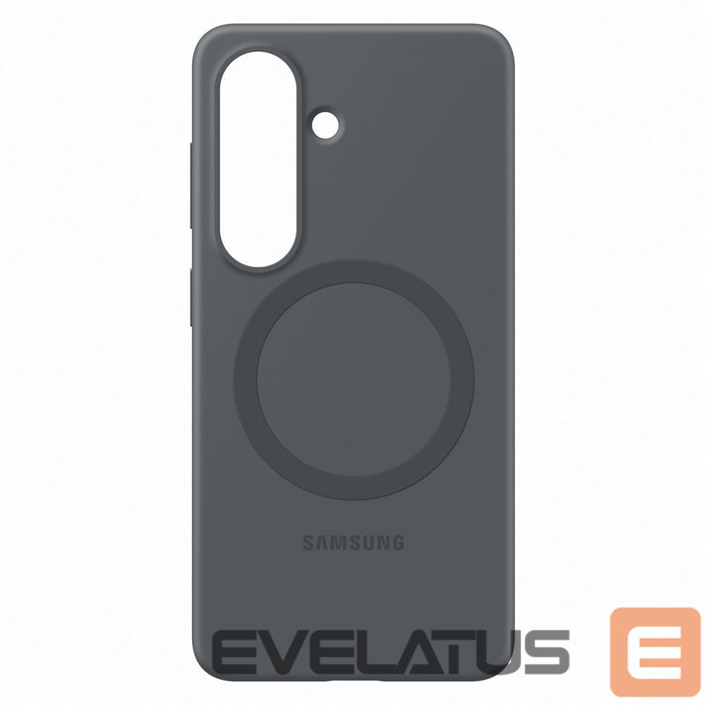 Back panel cover Samsung Samsung Silicone Magnet Case for Samsung Galaxy S26+, compatible with MagSafe - black