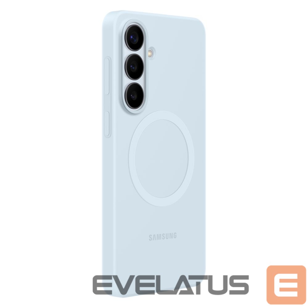 Back panel cover Samsung Samsung Silicone Magnet Case for Samsung Galaxy S26+, compatible with MagSafe - blue