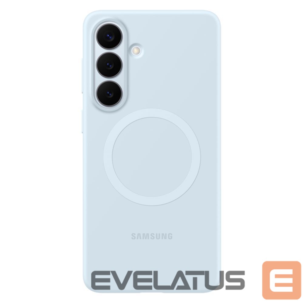 Back panel cover Samsung Samsung Silicone Magnet Case for Samsung Galaxy S26+, compatible with MagSafe - blue
