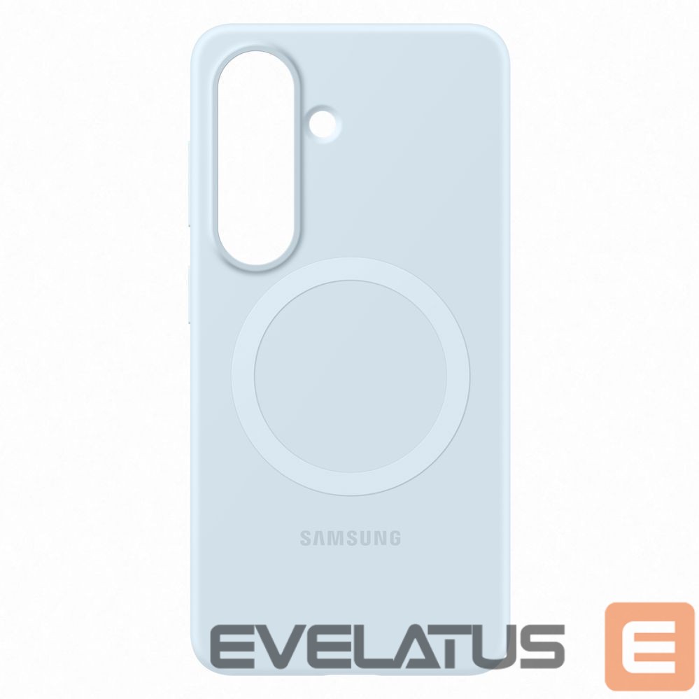 Back panel cover Samsung Samsung Silicone Magnet Case for Samsung Galaxy S26+, compatible with MagSafe - blue