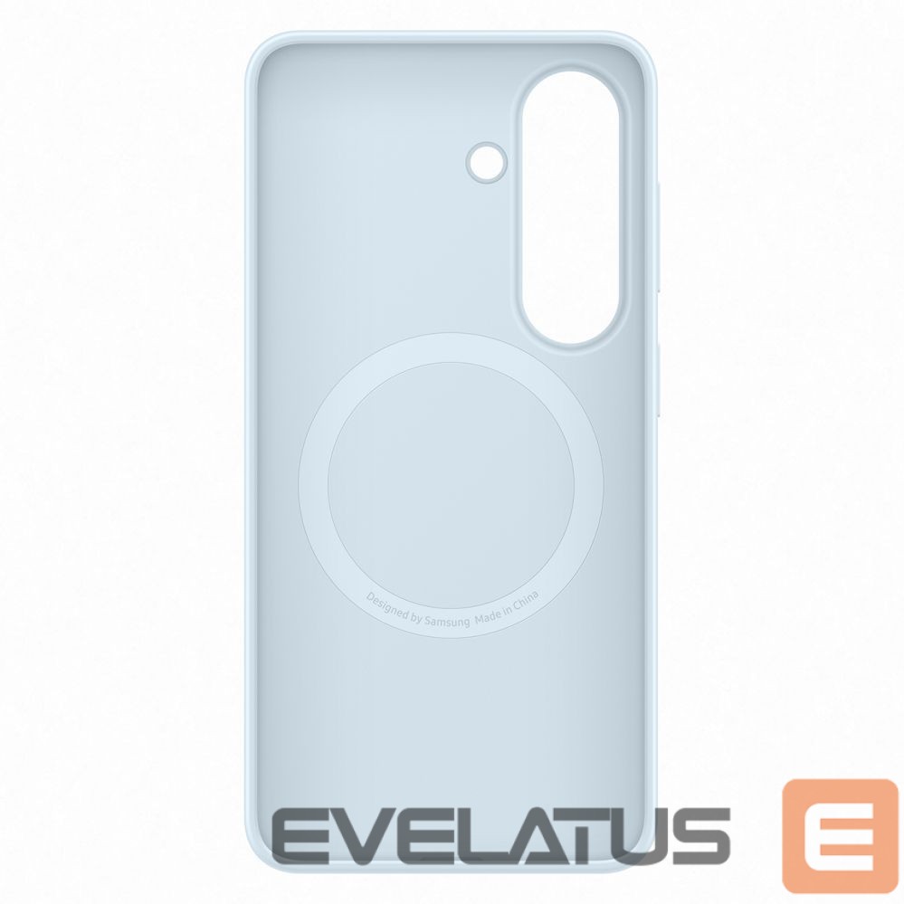 Back panel cover Samsung Samsung Silicone Magnet Case for Samsung Galaxy S26+, compatible with MagSafe - blue