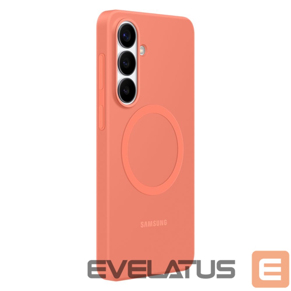Back panel cover Samsung Samsung Silicone Magnet Case for Samsung Galaxy S26+, compatible with MagSafe - red