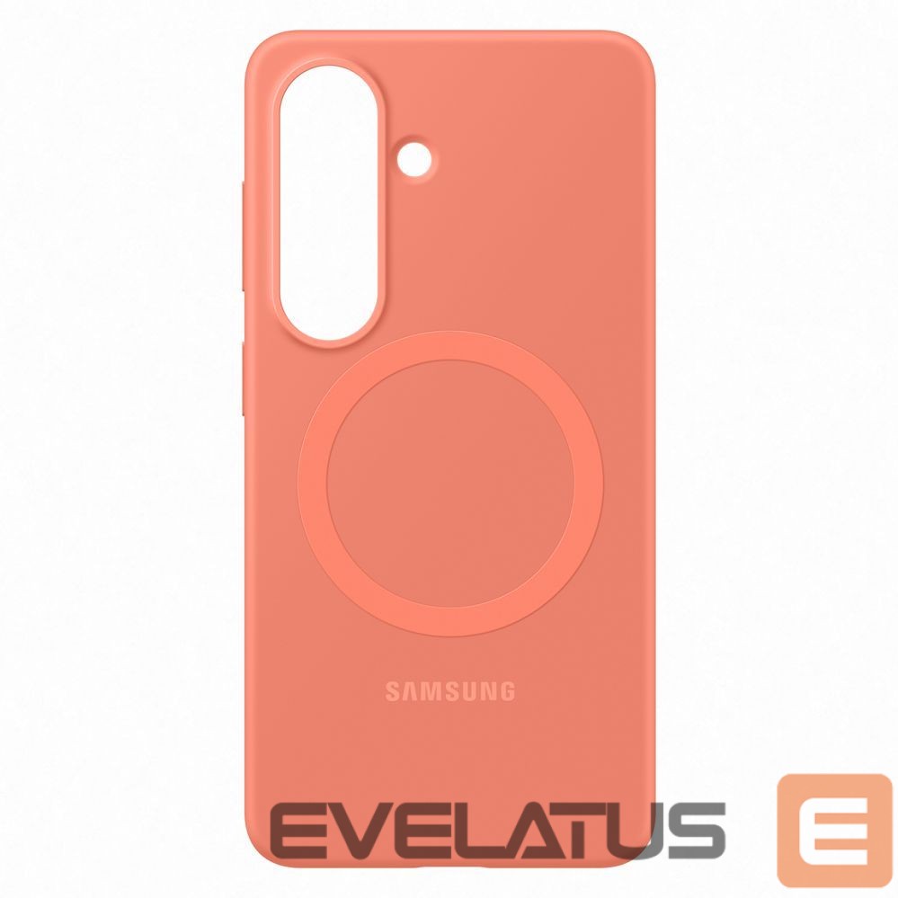 Back panel cover Samsung Samsung Silicone Magnet Case for Samsung Galaxy S26+, compatible with MagSafe - red
