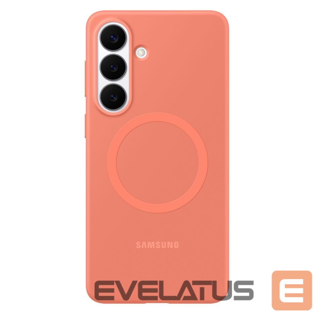 Back panel cover Samsung Samsung Silicone Magnet Case for Samsung Galaxy S26+, compatible with MagSafe - red
