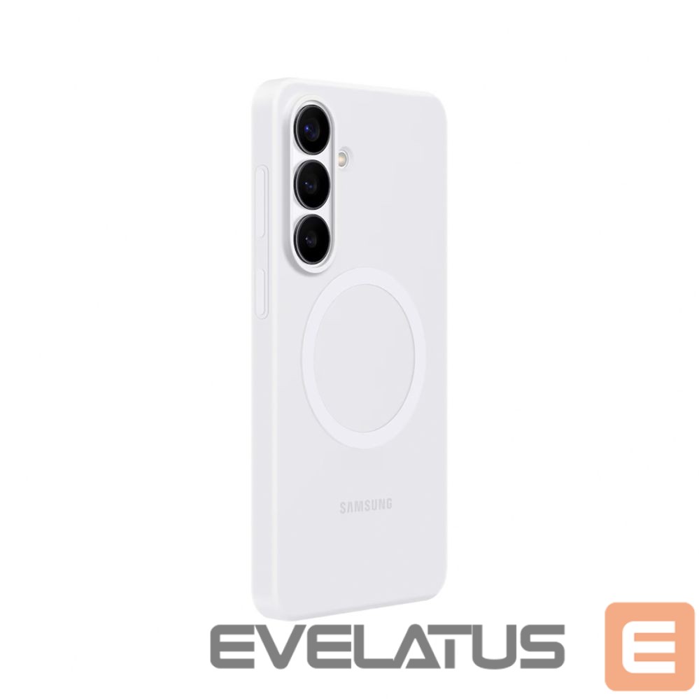 Back panel cover Samsung Samsung Silicone Magnet Case for Samsung Galaxy S26+, MagSafe Compatible - White