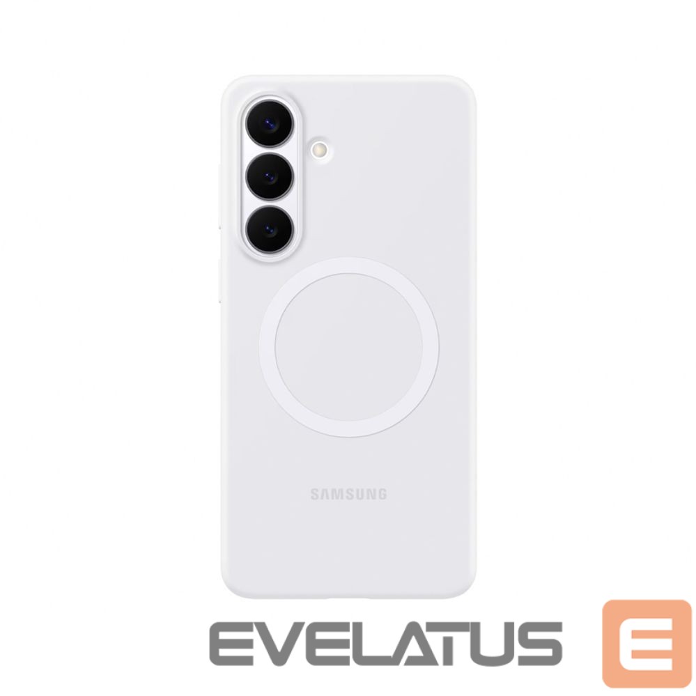 Back panel cover Samsung Samsung Silicone Magnet Case for Samsung Galaxy S26+, MagSafe Compatible - White