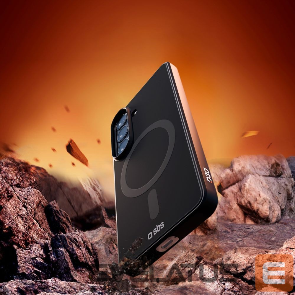 Back panel cover SBS SBS Full Active Case D3O for Samsung Galaxy S26, MagSafe Compatible - Black