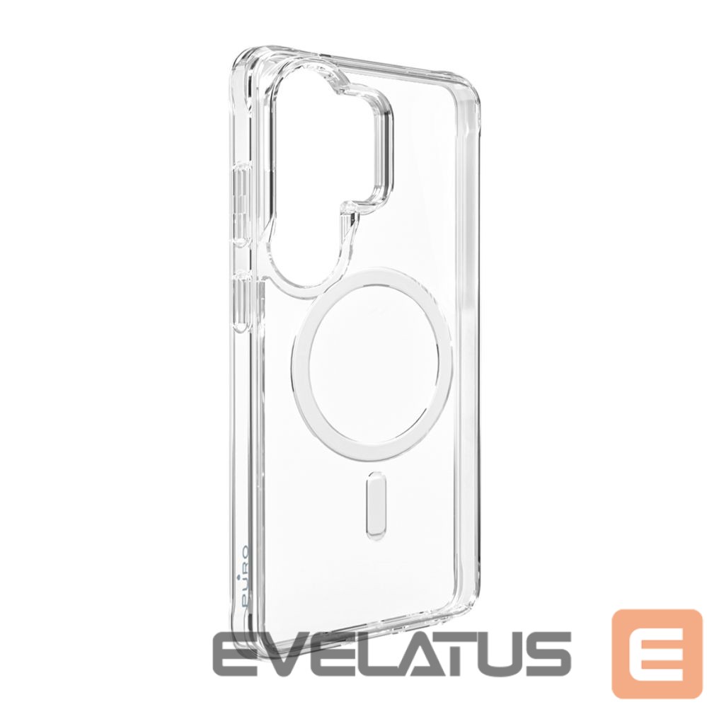 Back panel cover Puro Puro LITE MAG Protective Case for Samsung Galaxy S26 Ultra Compatible with MagSafe - Transparent