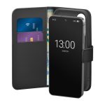 Back panel cover Puro  Puro Eco-Leather Case for Samsung Galaxy S26 Plus with Wallet - Black 