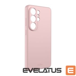 Back panel cover Puro  Puro ICON MAG Protective Case for Samsung Galaxy S26 Ultra Silicone Compatible with MagSafe - Pink 