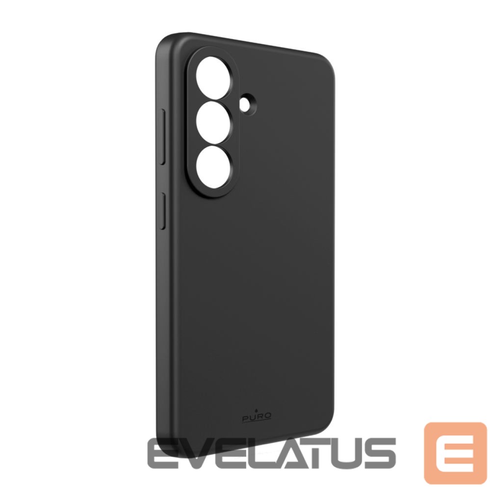 Back panel cover Puro Puro ICON protective case for Samsung Galaxy S26 Plus silicone - black
