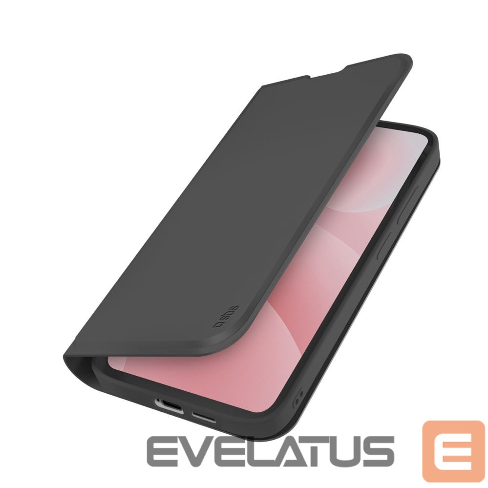 Back panel cover SBS SBS Wallet Smooth Case for Samsung Galaxy S26 with Flip - Black