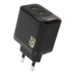 Adapter Dudao  Dudao A28PEU PD 45W GaN 2xUSB Wall Charger - Black 