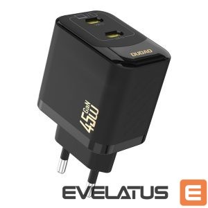 Adapter Dudao  Dudao A28PEU PD 45W GaN 2xUSB Wall Charger - Black 