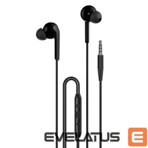 Wired headphones Dudao  Dudao X3+ in-ear headphones, wired, 3.5mm minijack - black 