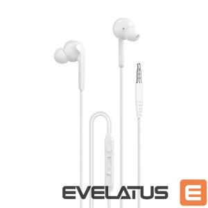 Wired headphones Dudao  Dudao X3+ in-ear headphones, wired, 3.5mm minijack - white 
