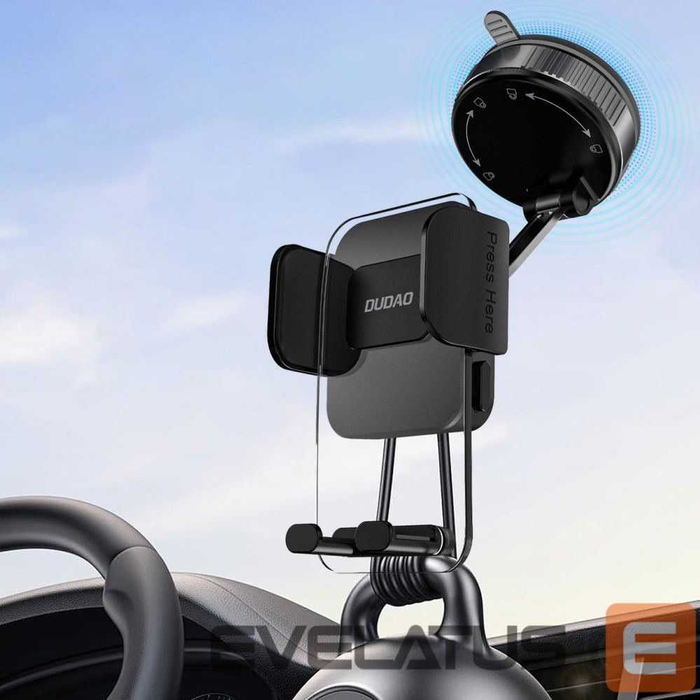 Mobile phone accessories Dudao Dudao F24PLUS Car Holder with Suction Cup for Dashboard - Black