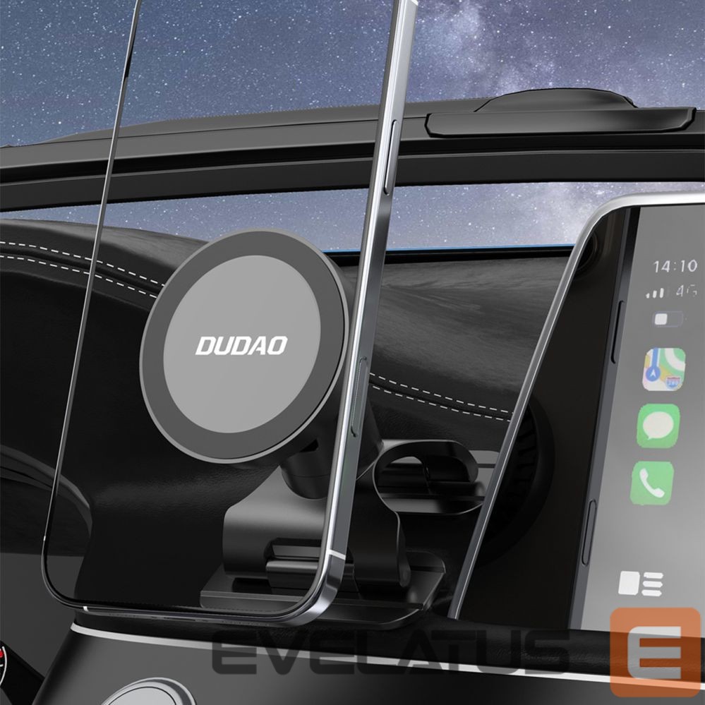 Mobile phone accessories Dudao Dudao F25 MagSafe-compatible car mount for dashboard or windshield - black
