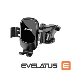 Mobile phone accessories Dudao  Dudao F5N+ gravity car holder with suction cup for windshield or dashboard - black 