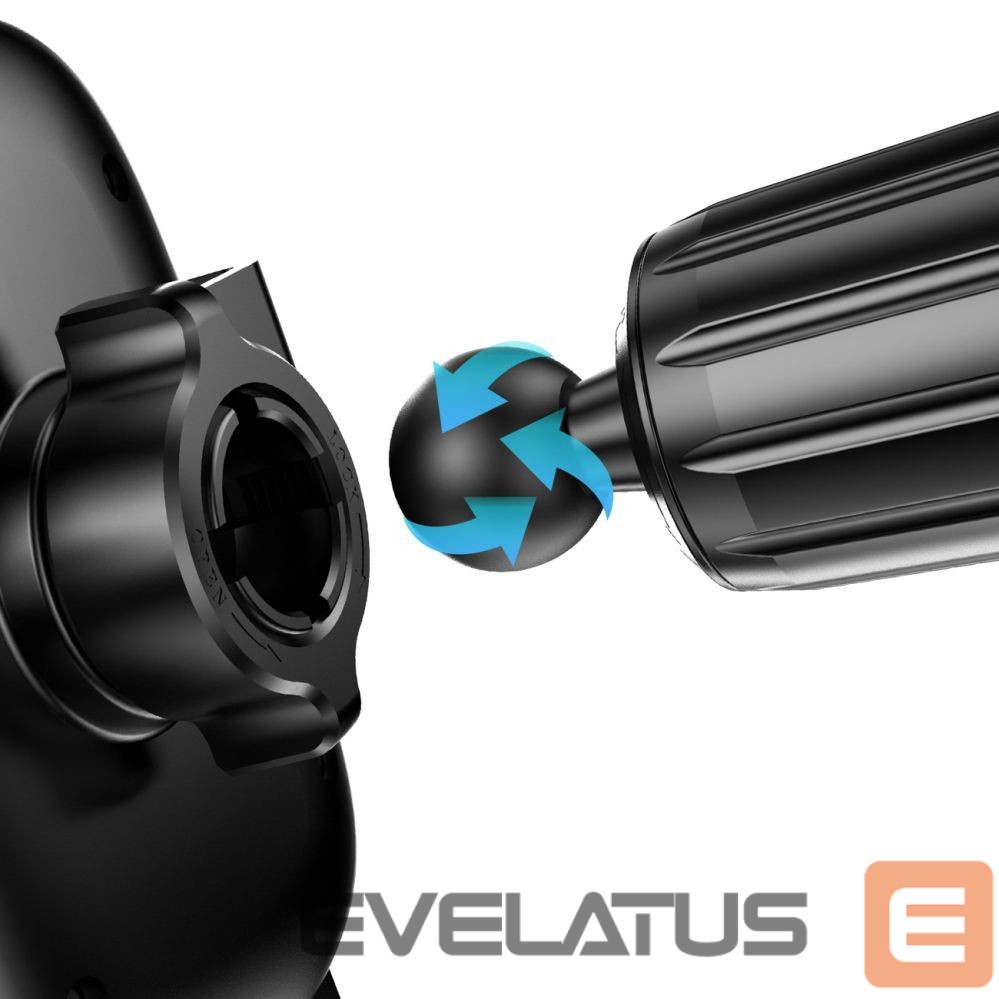 Mobile phone accessories Dudao Dudao F5N+ gravity car holder with suction cup for windshield or dashboard - black