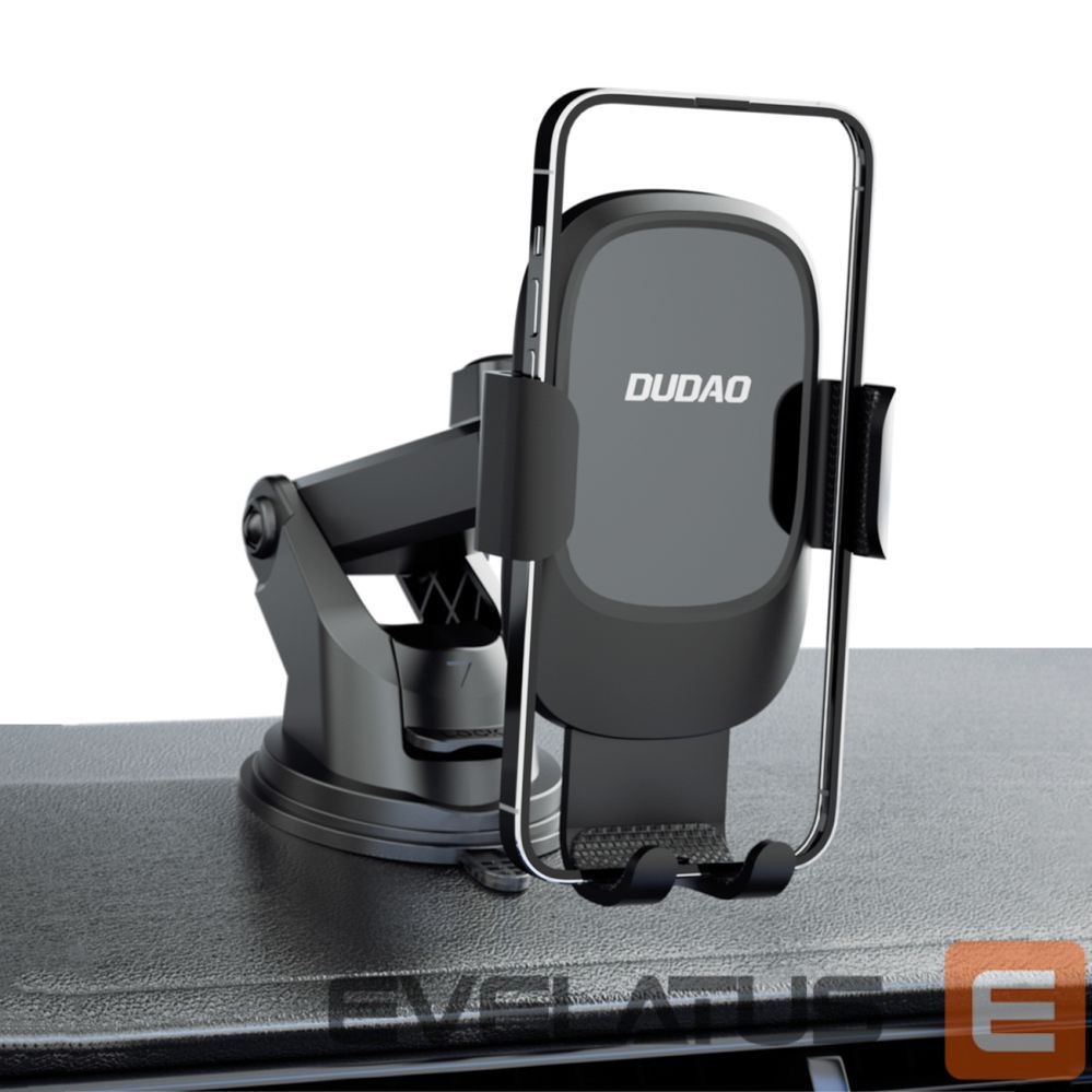Mobile phone accessories Dudao Dudao F5N+ gravity car holder with suction cup for windshield or dashboard - black