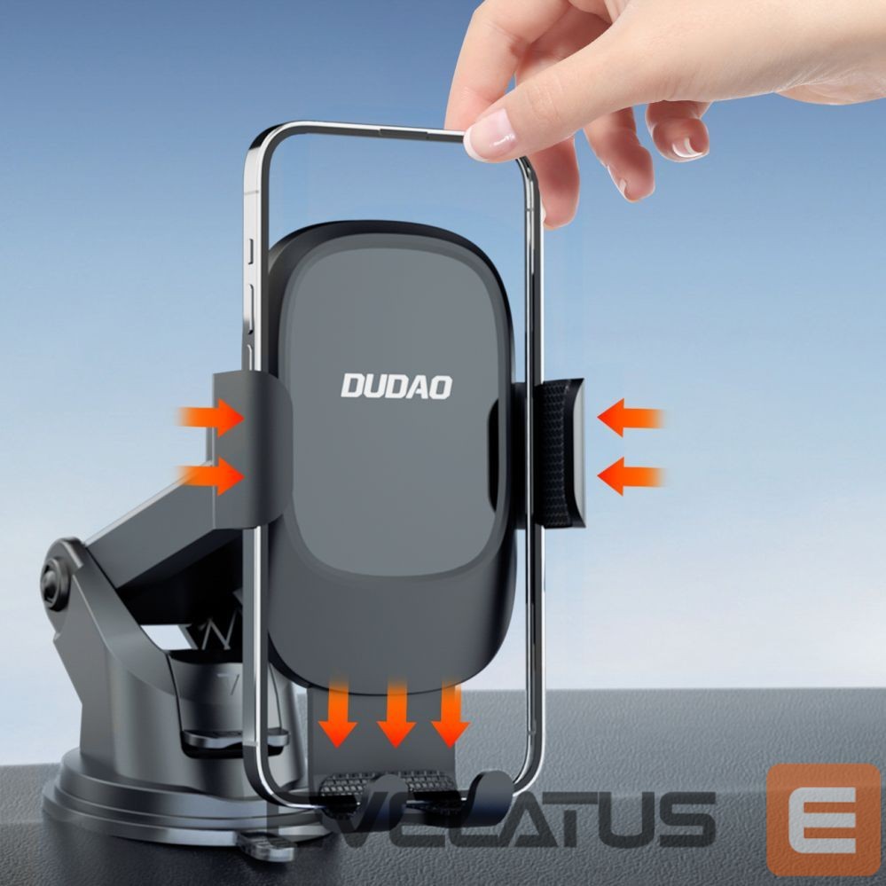 Mobile phone accessories Dudao Dudao F5N+ gravity car holder with suction cup for windshield or dashboard - black