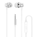 Wired headphones Dudao  Dudao X10PRO wired headphones, mini jack 3.5mm, in-ear with remote control - white 