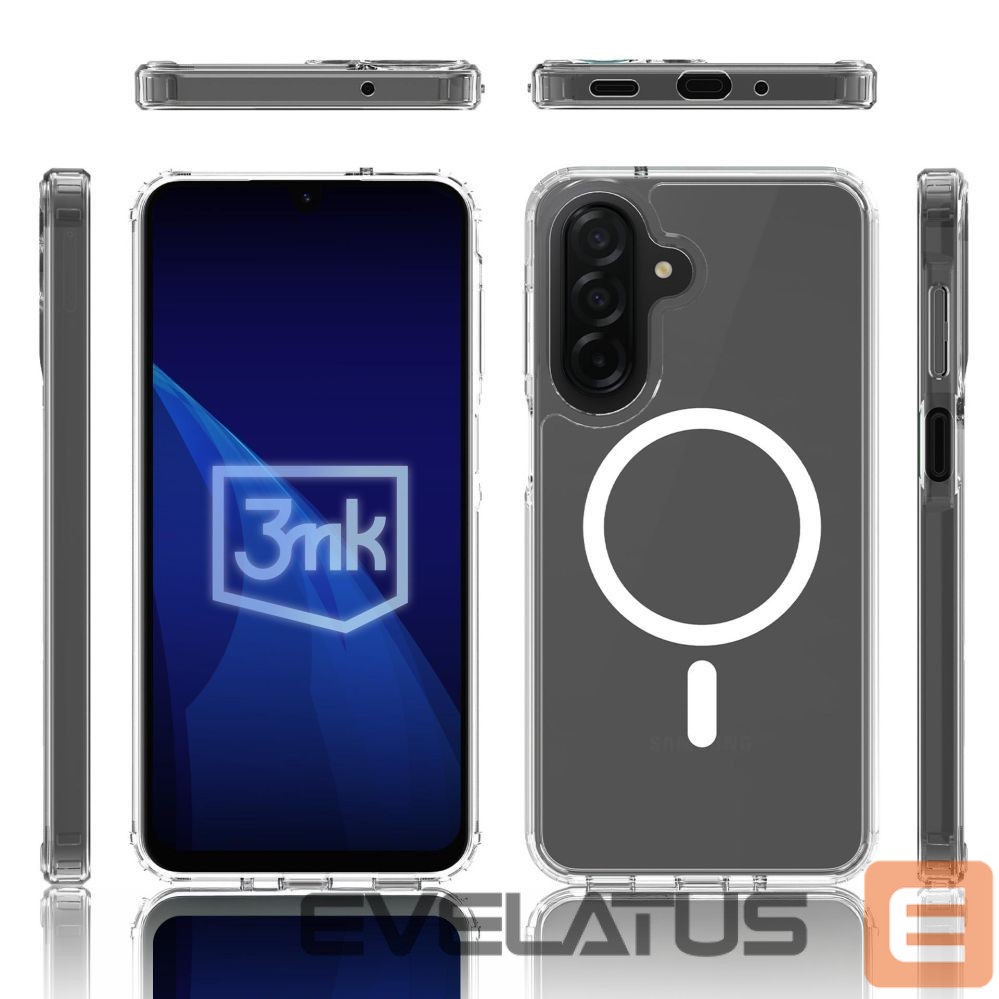 Back panel cover 3MK 3mk Armor MagCase for Samsung Galaxy A27 5G - Transparent